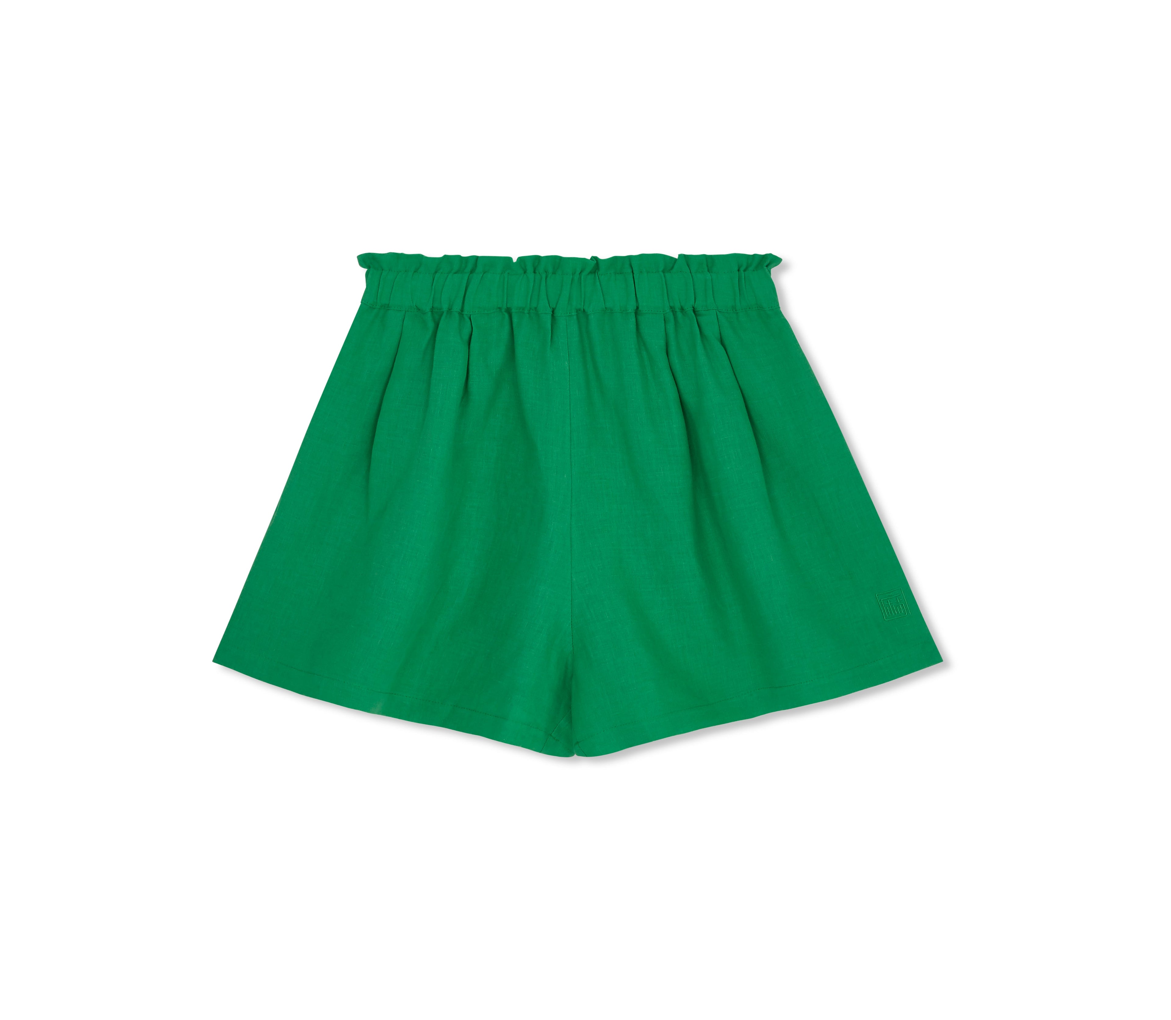 Olivia Linen Shorts - Jade - Made to Order