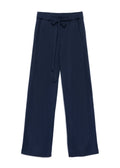 GODDESS wide leg trousers, navy