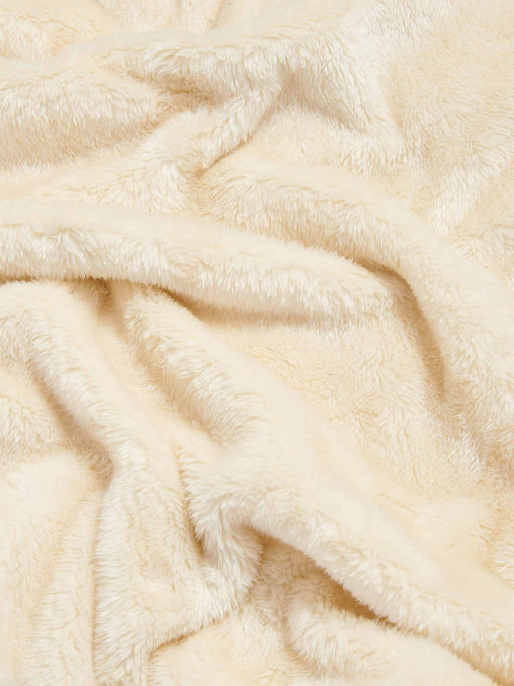 Premium Fleece Throw Coconut Milk