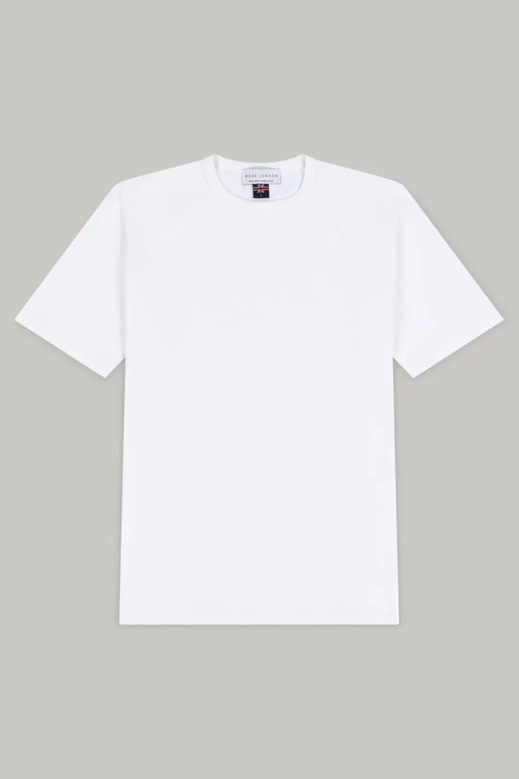 Hoxton Raglan Sleeve Fitted T-shirt - White