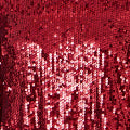 Yumi Burgundy Sequin Tunic Dress With Balloon Sleeves