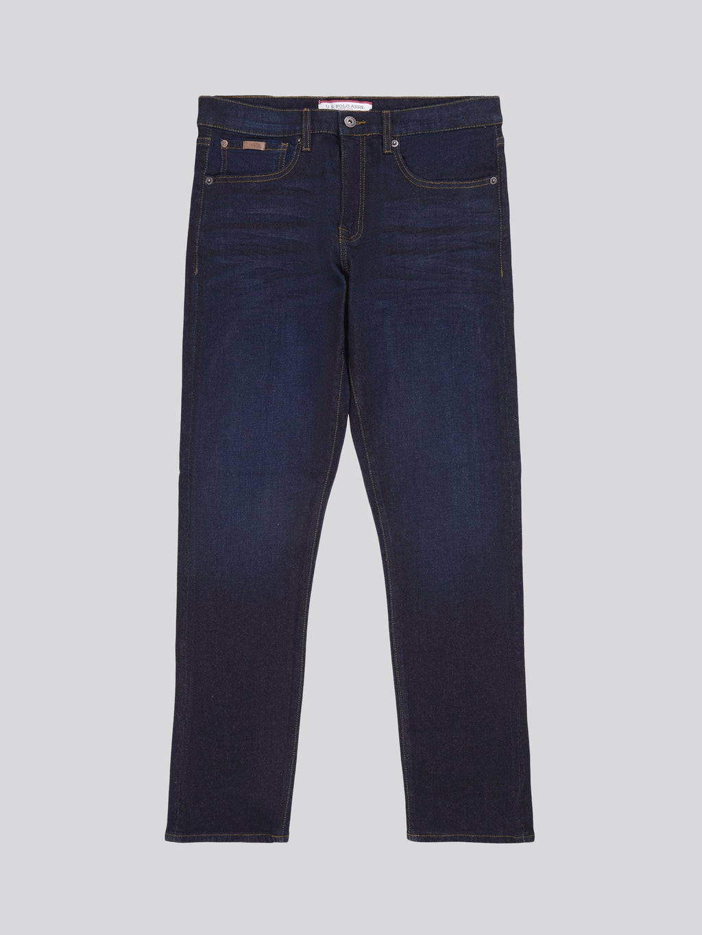Mens 5 Pocket Slim Fit Denim Jeans in Rinse Wash