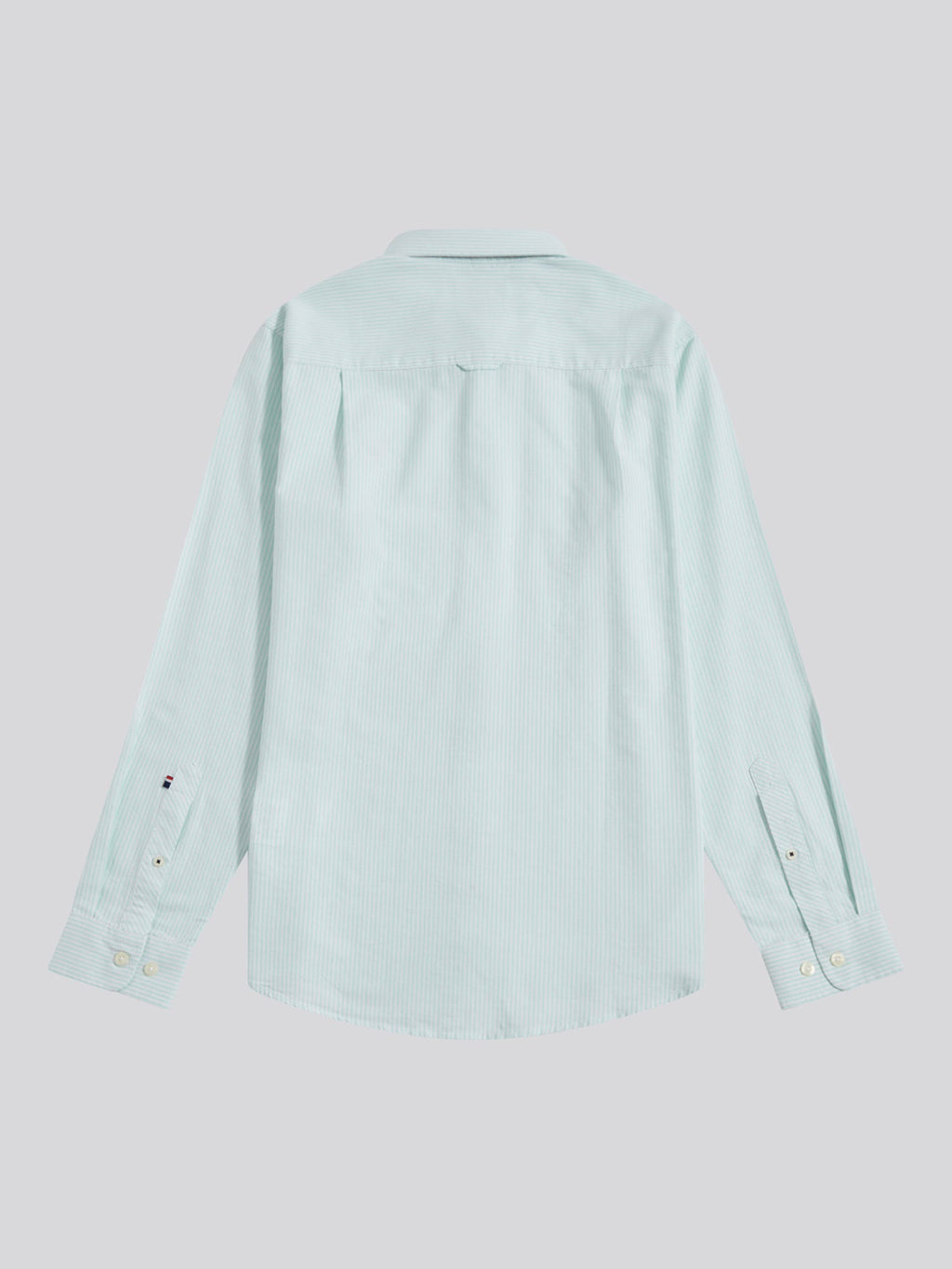 Mens Oxford Stripe  Shirt Ice Green