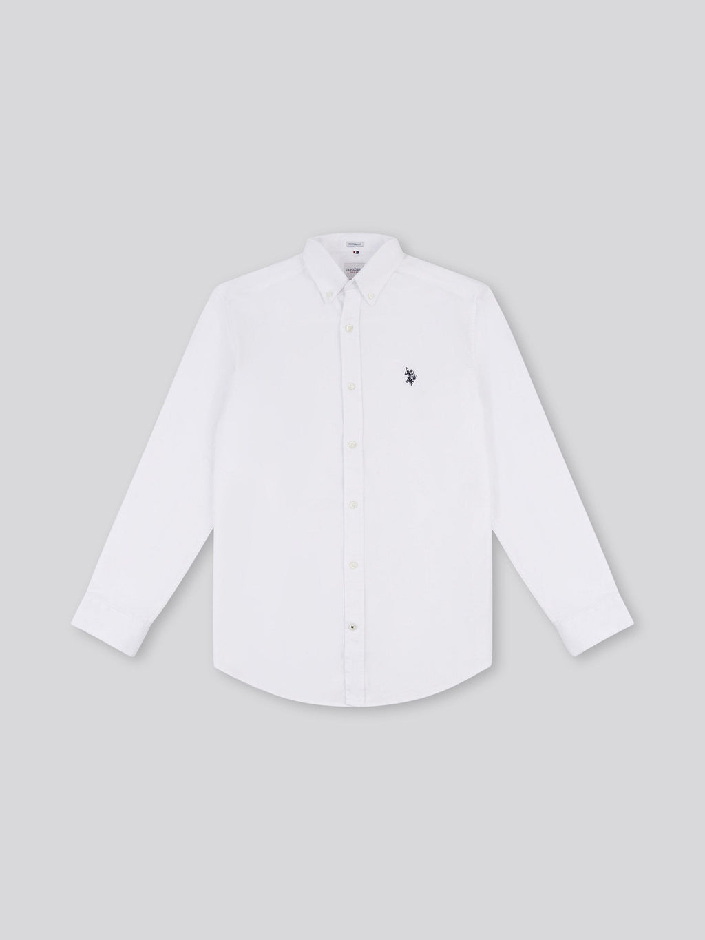 Mens Peached Oxford Shirt Bright White