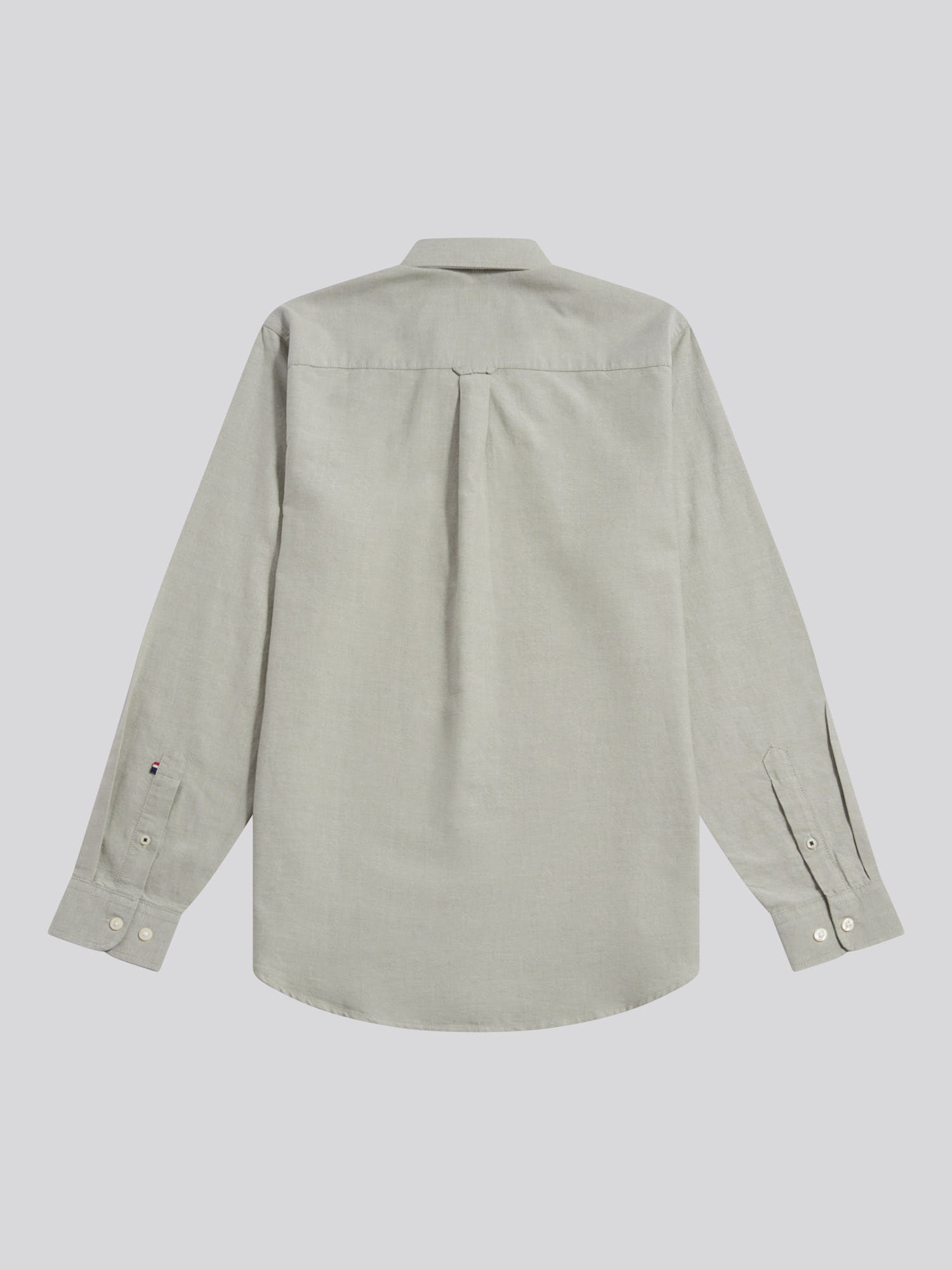 Mens Peached Oxford Shirt Sea Spray