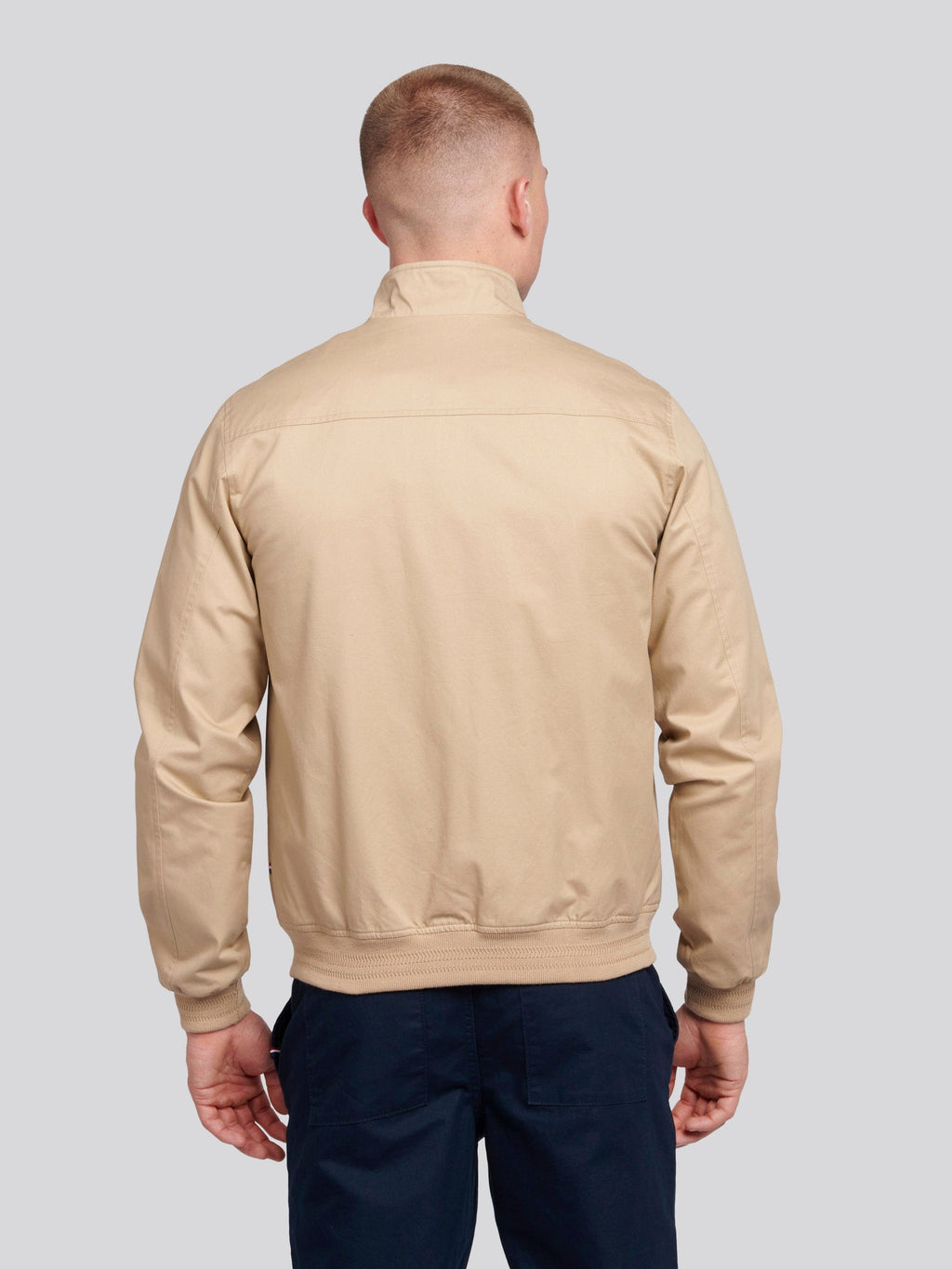 Mens Cotton Twill Harrington Jacket Cornstalk