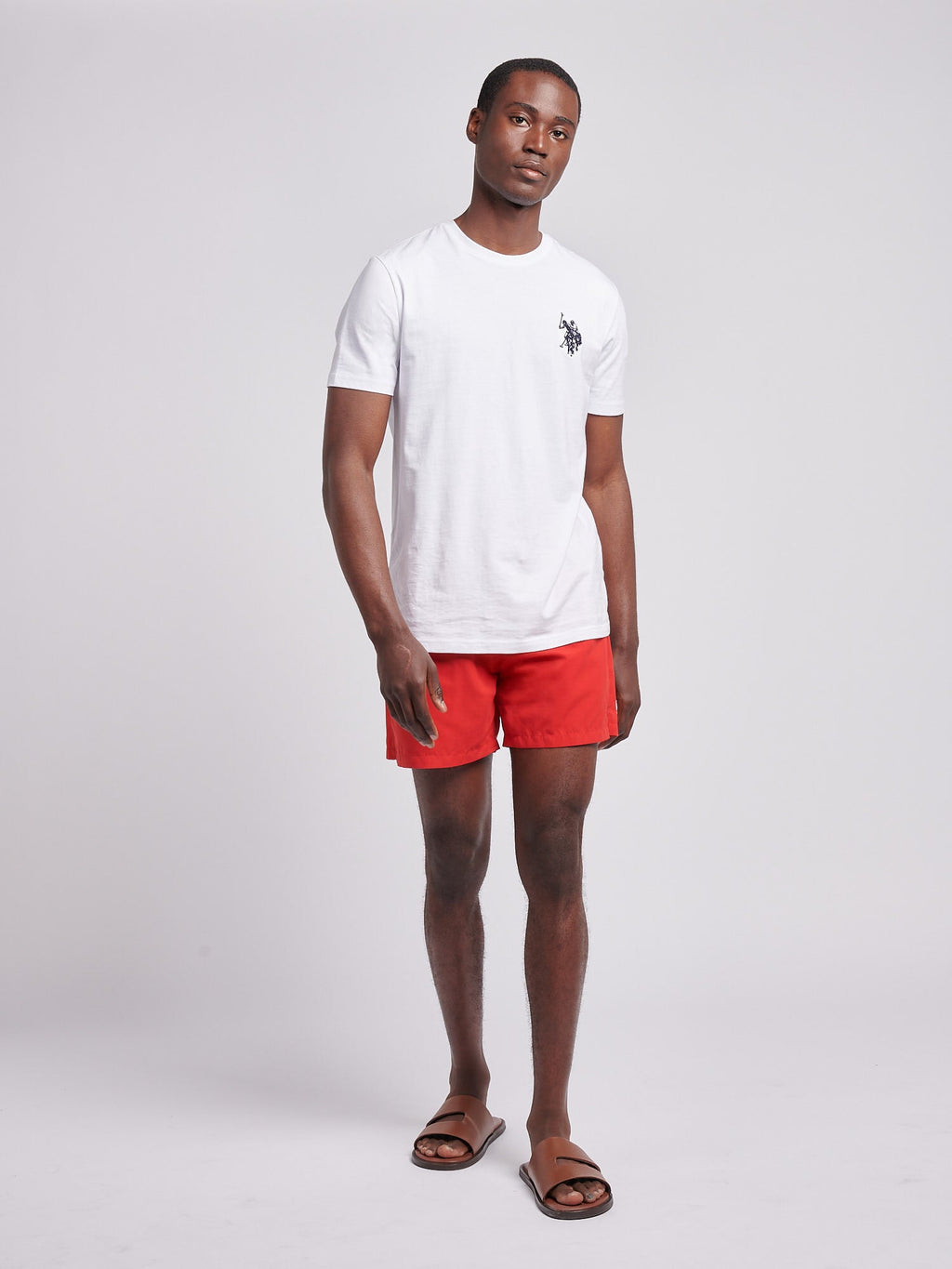 Mens Core Swim Short Haute Red
