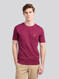 Mens Double Horsemen T-Shirt Grape Wine