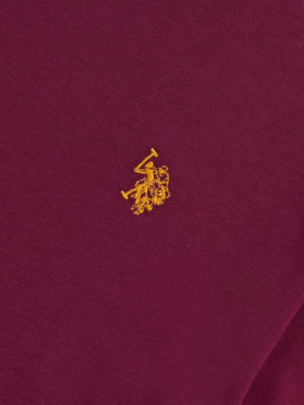 Mens Double Horsemen T-Shirt Grape Wine