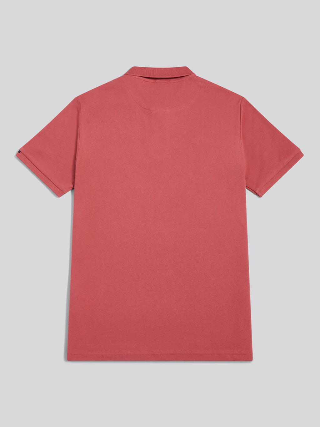 Mens Double Horsemen Polo Shirt Slate Rose