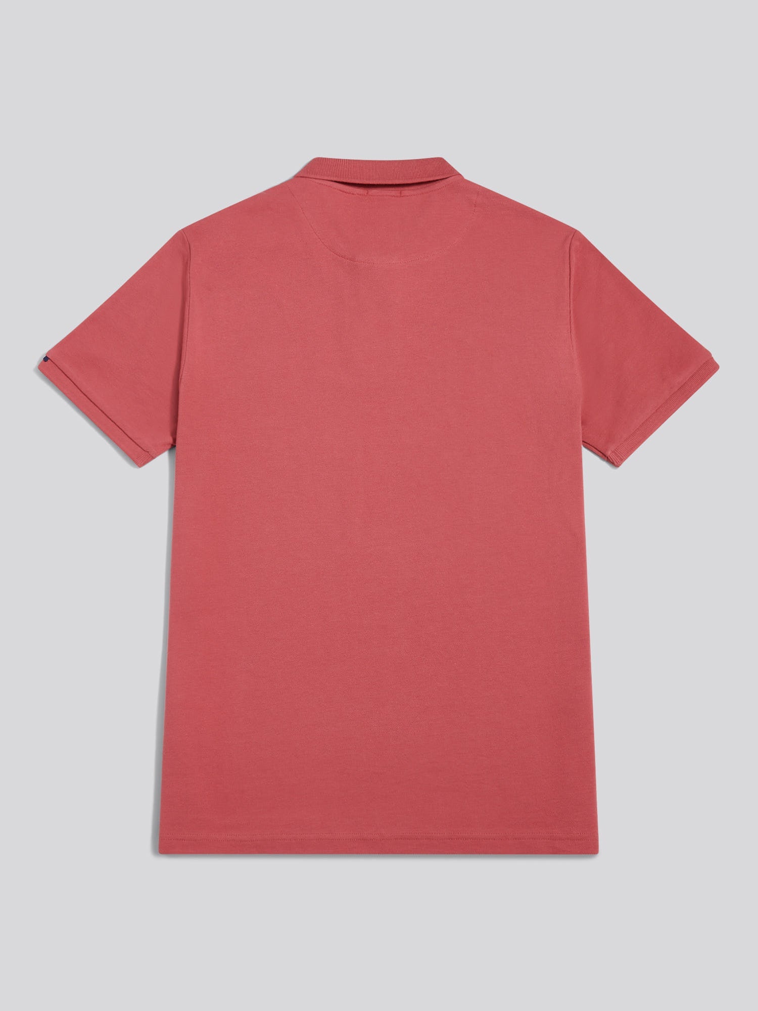 Mens Double Horsemen Polo Shirt Slate Rose