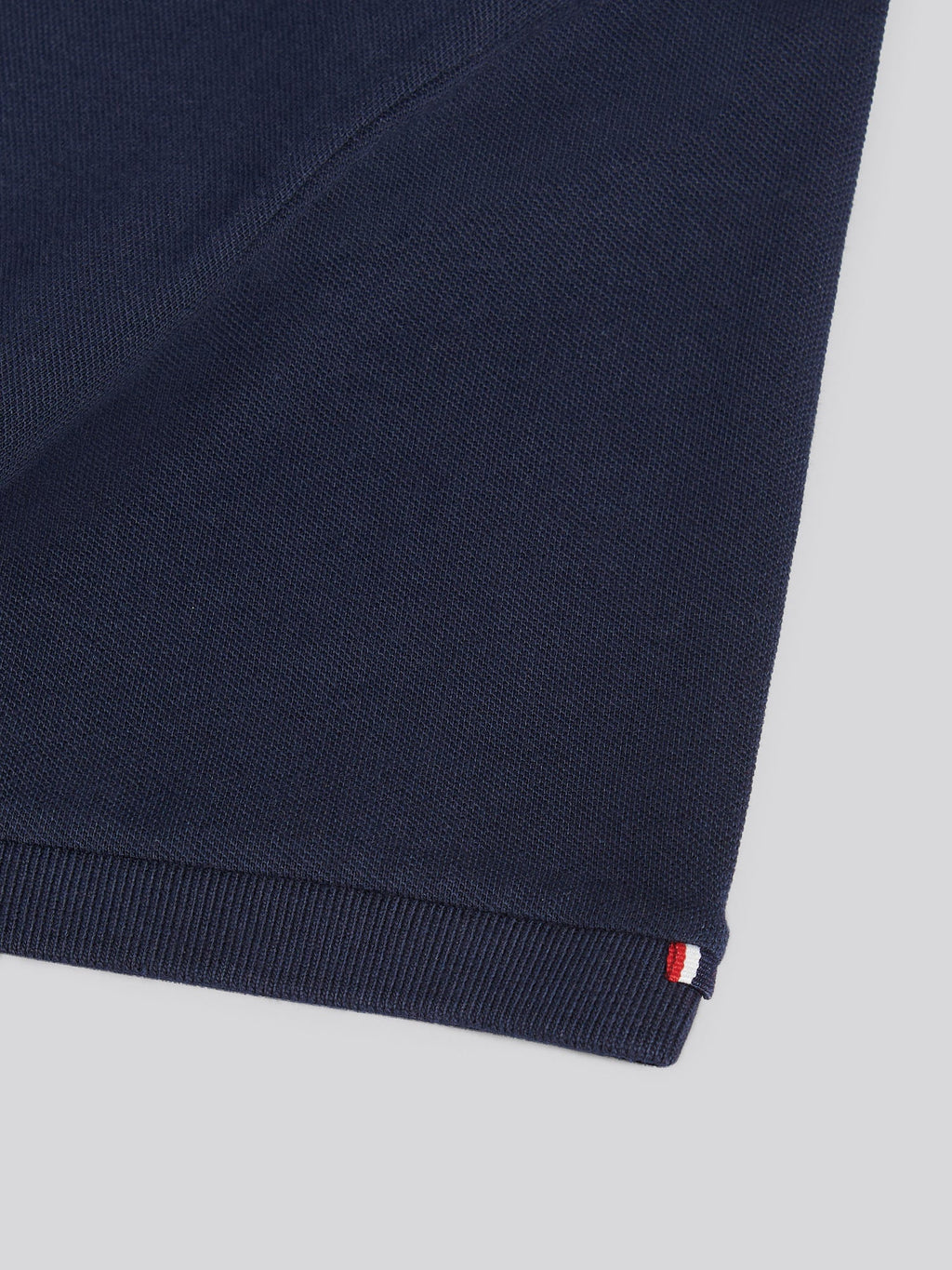 Mens Double Horsemen Polo Shirt Dark Sapphire Navy / Haute Red DHM