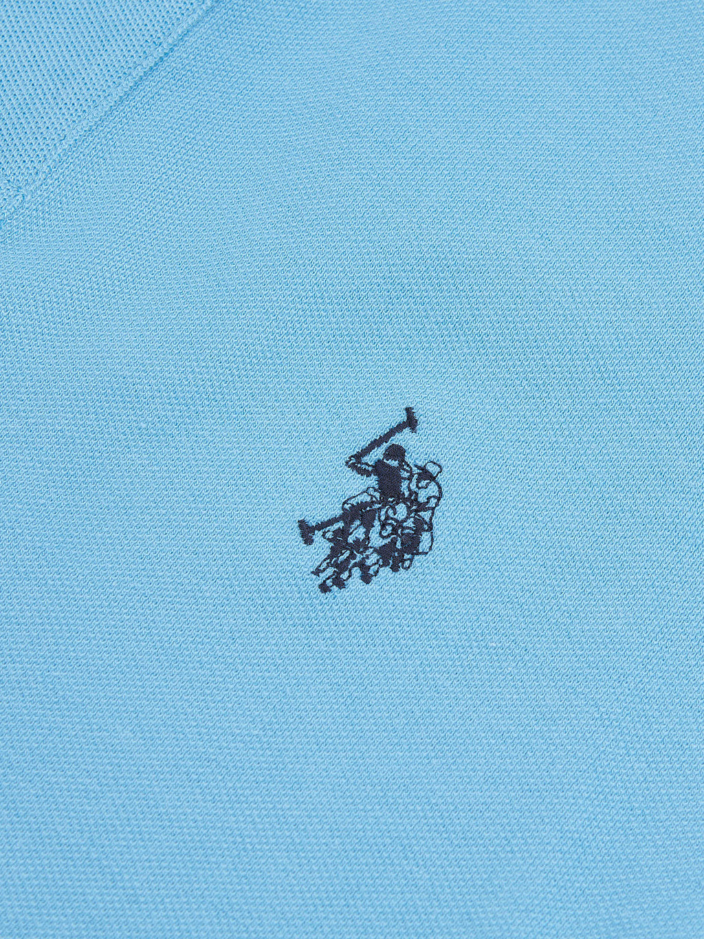 Mens Double Horsemen Polo Shirt Heritage Blue