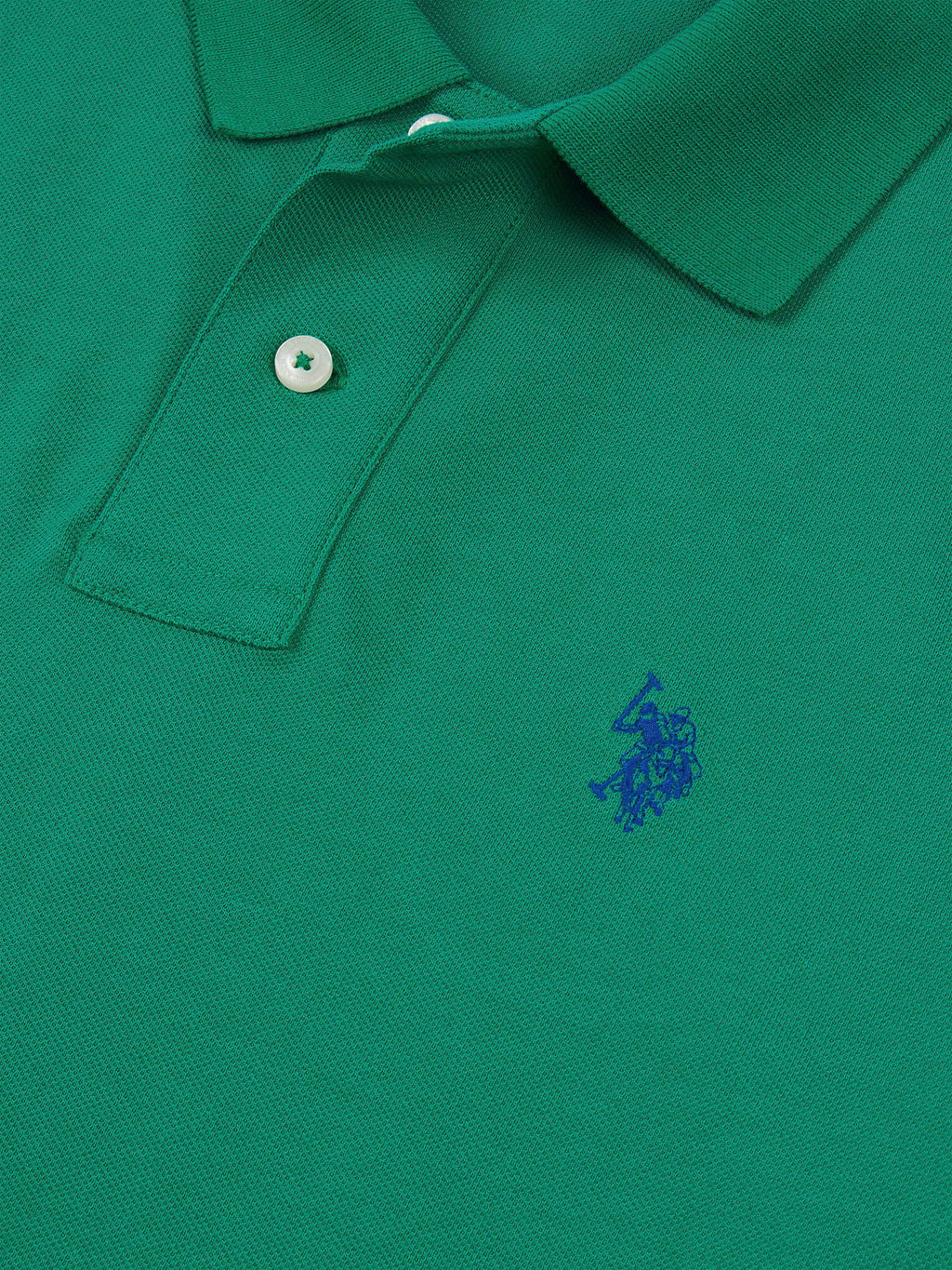 Mens Double Horsemen Polo Shirt Lush Meadow