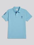 Mens Player 3 Polo Shirt Air Blue