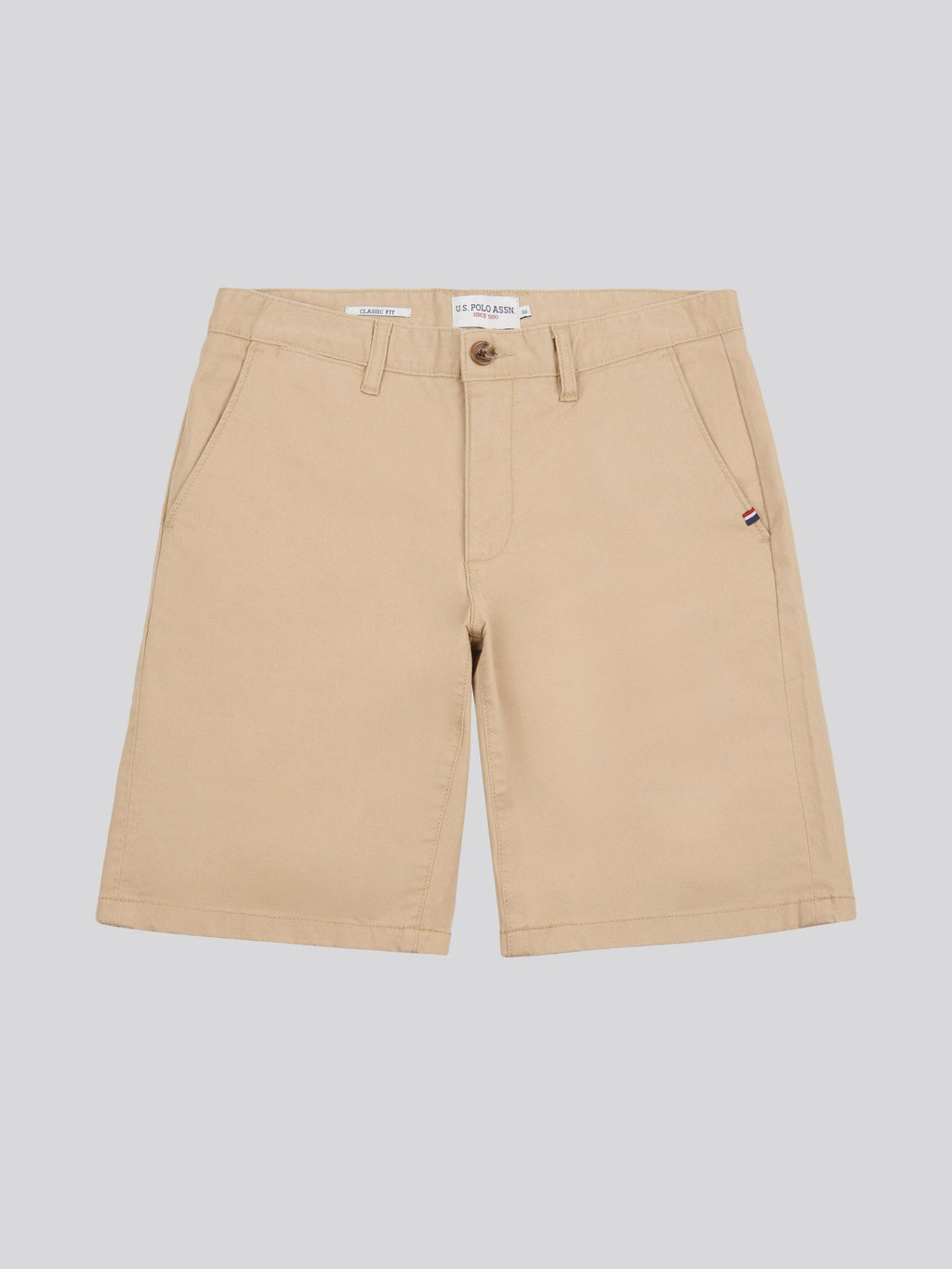 Mens Classic Chinos Shorts Cornstalk