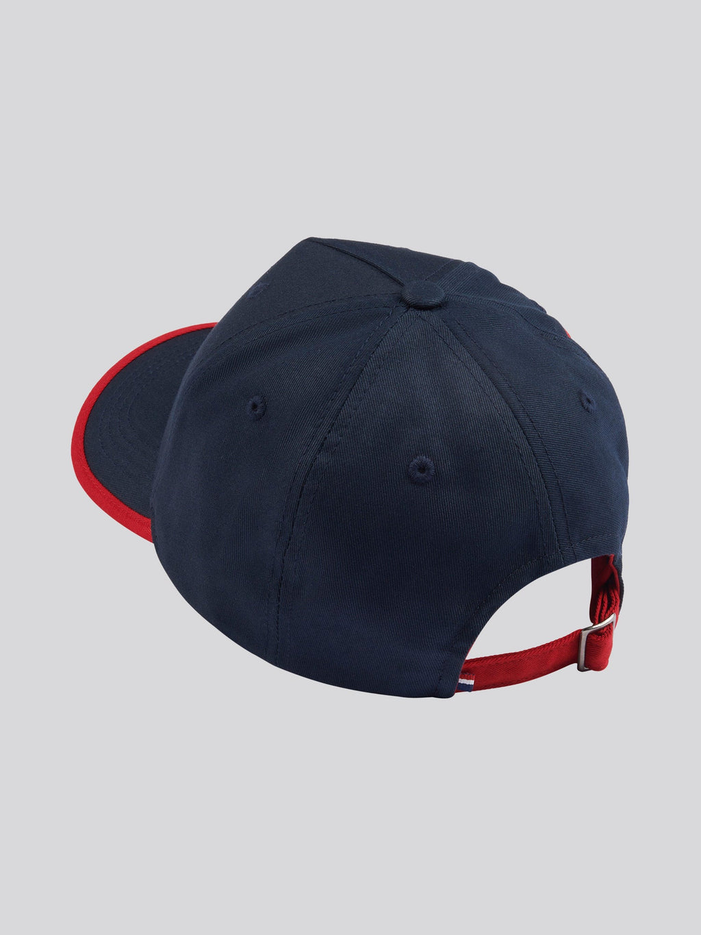 Mens Player 3 Baseball Cap Dark Sapphire Navy / Haute Red DHM