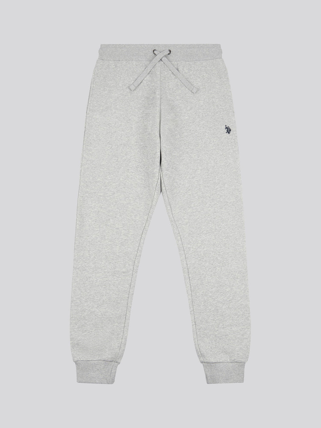 Mens Double Horsemen Jogger in Mid Grey Marl