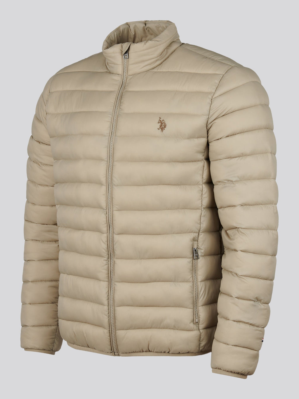 Mens Lightweight Bound Quilted Jacket Trench Coat