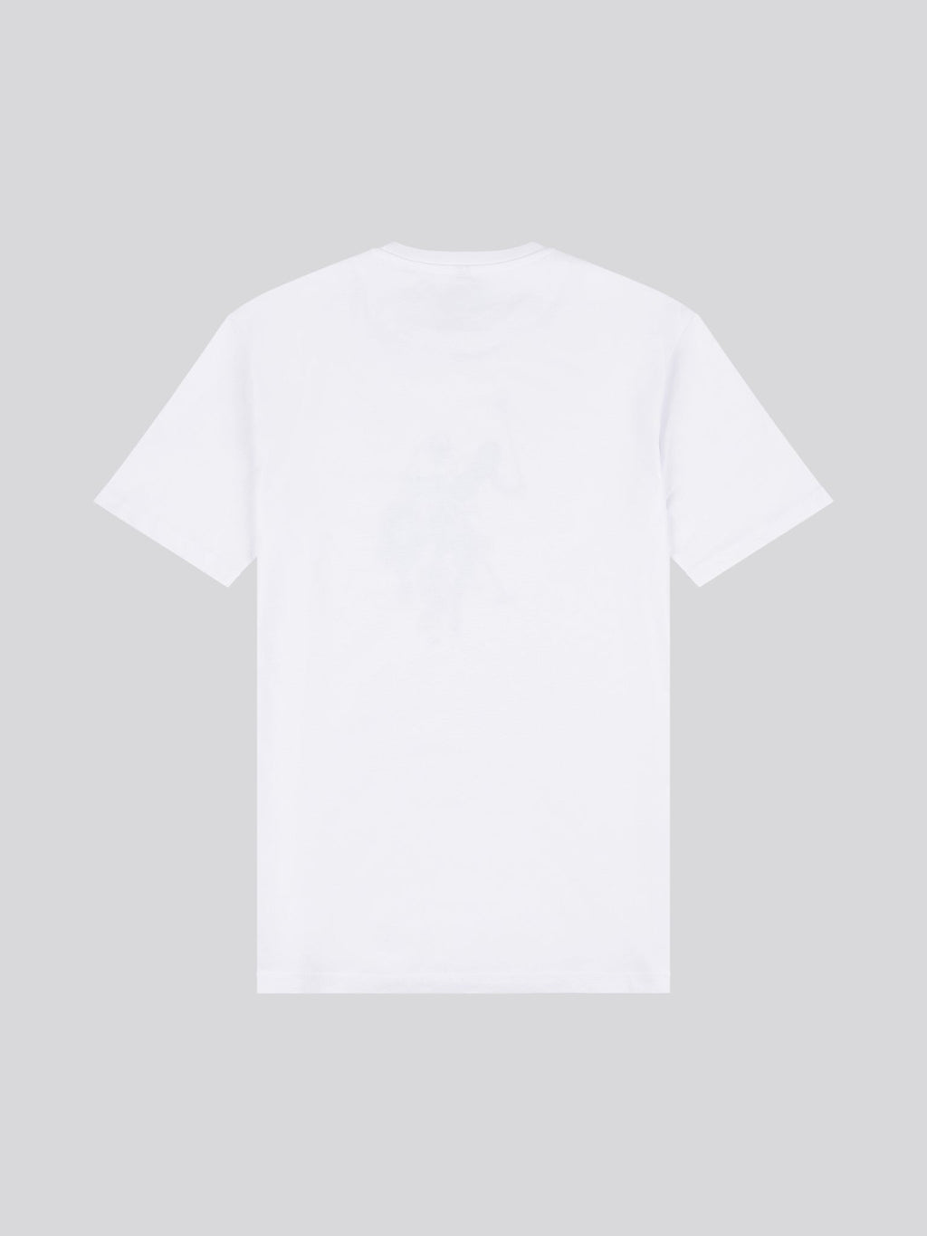 Mens Double Horsemen Graphic T-Shirt Bright White