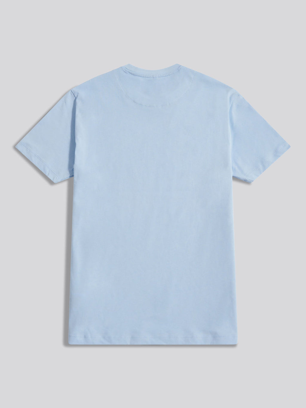 Mens Double Horsemen Graphic T-Shirt Chambray Blue
