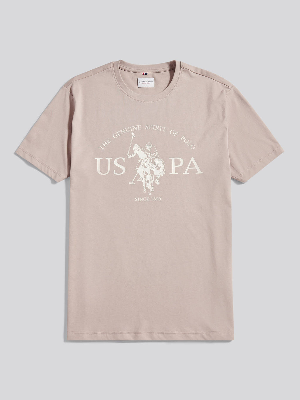 Mens USPA Print Graphic T-Shirt Atmosphere