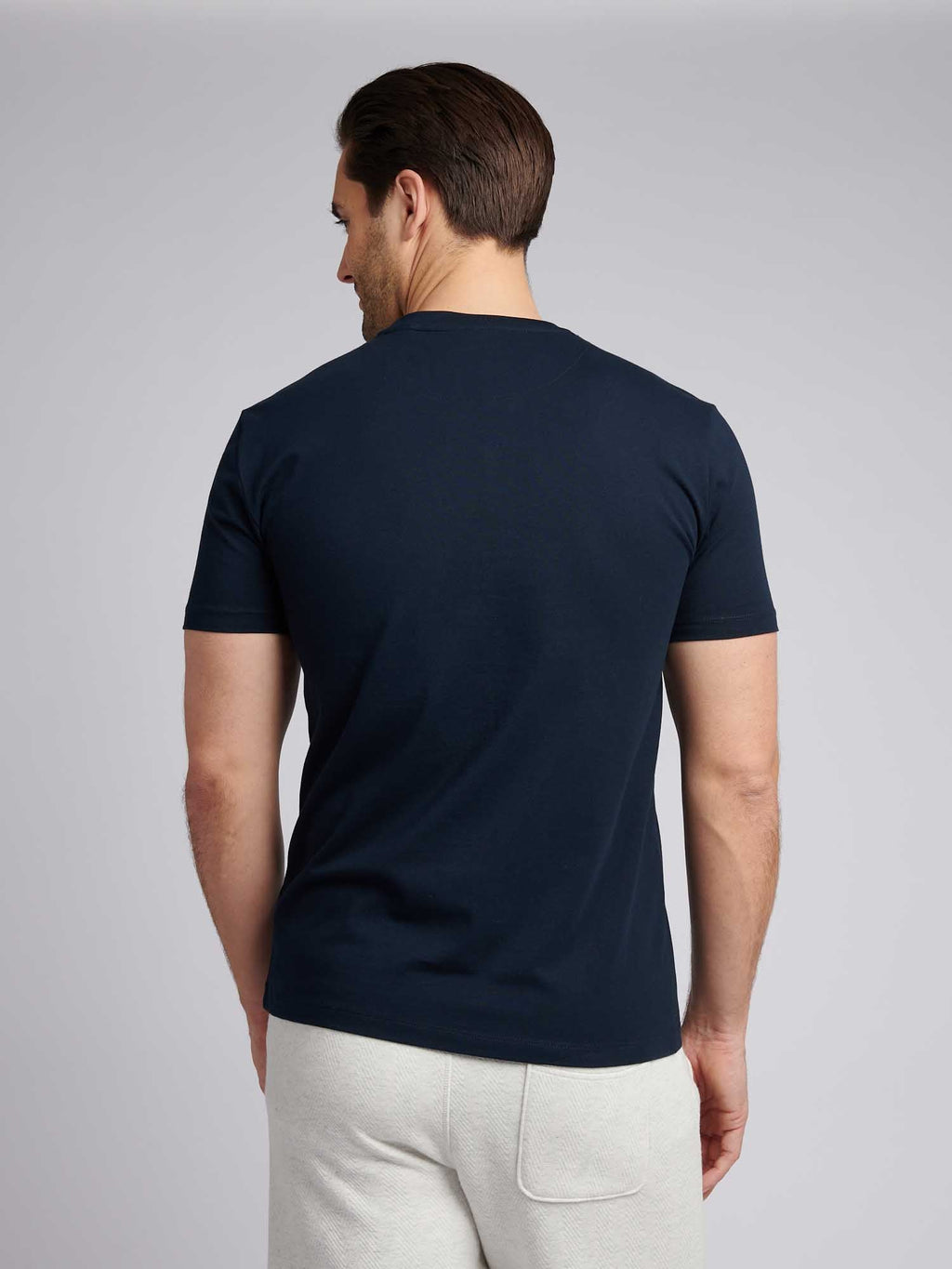 Mens USPA Print Graphic T-Shirt Dark Sapphire Navy