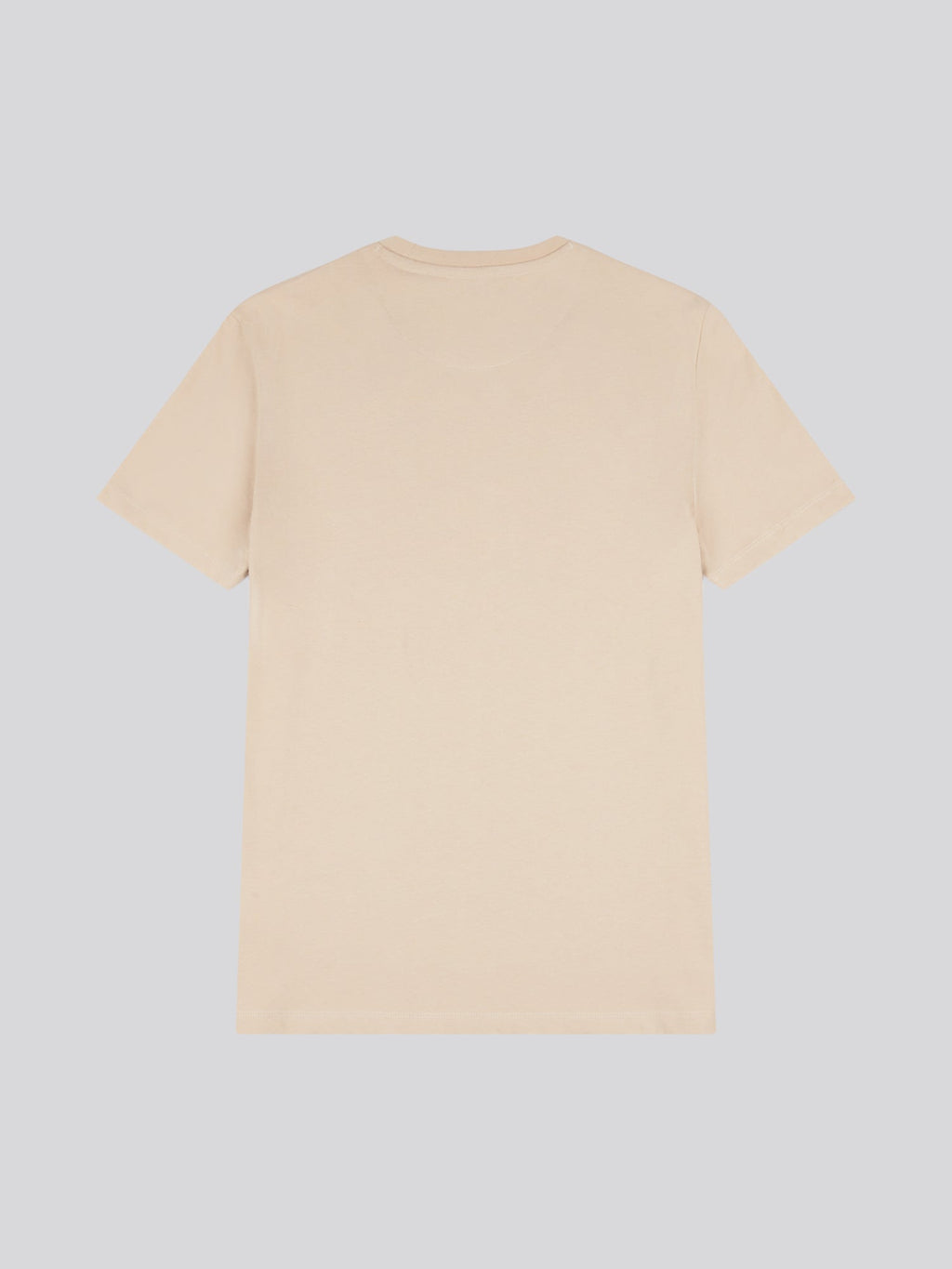 Mens Circle Print T-Shirt in Doeskin