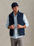 Mens Jersey Lined Quilted Gilet Dark Sapphire Navy / Moonlight Blue DHM