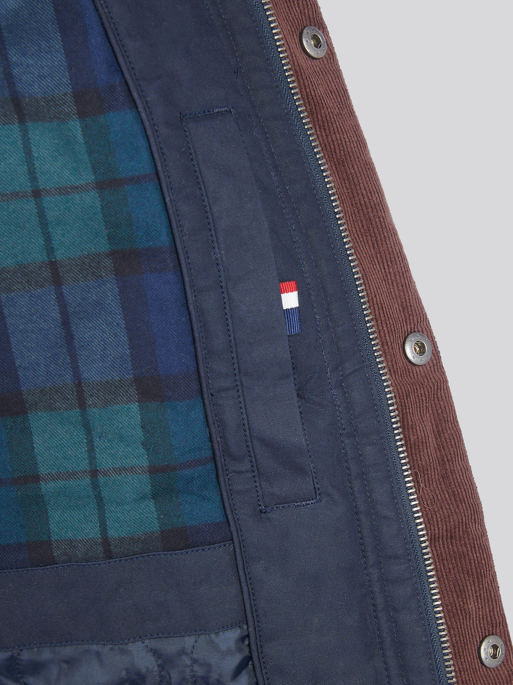 Mens Canvas Country Collared Jacket in Dark Sapphire Navy