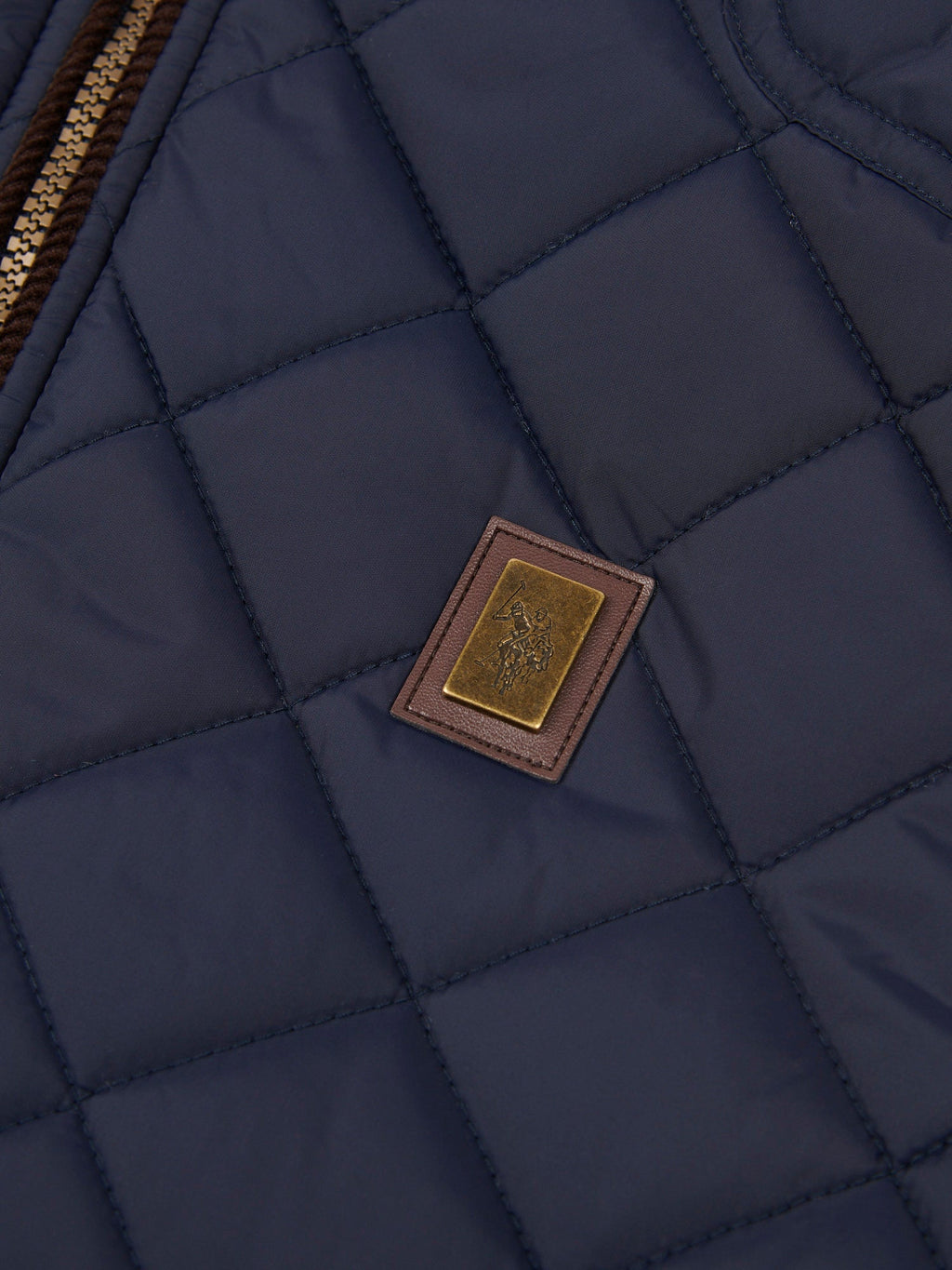 Mens Quilted Country Gilet Dark Sapphire Navy