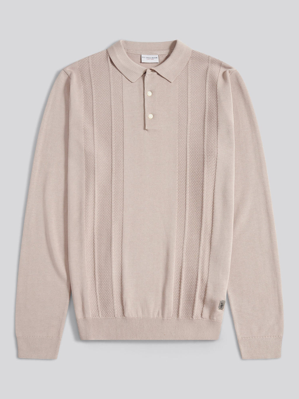 Mens Signature Smart Texture Polo Shirt in Atmosphere