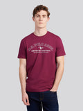 Mens Heritage Graphic T-Shirt in Grape Wine