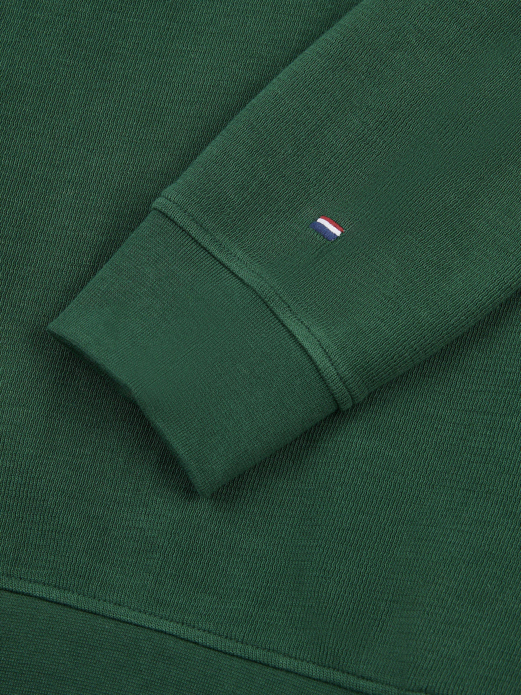 Mens French Rib 1/4 Funnel in Pineneedle