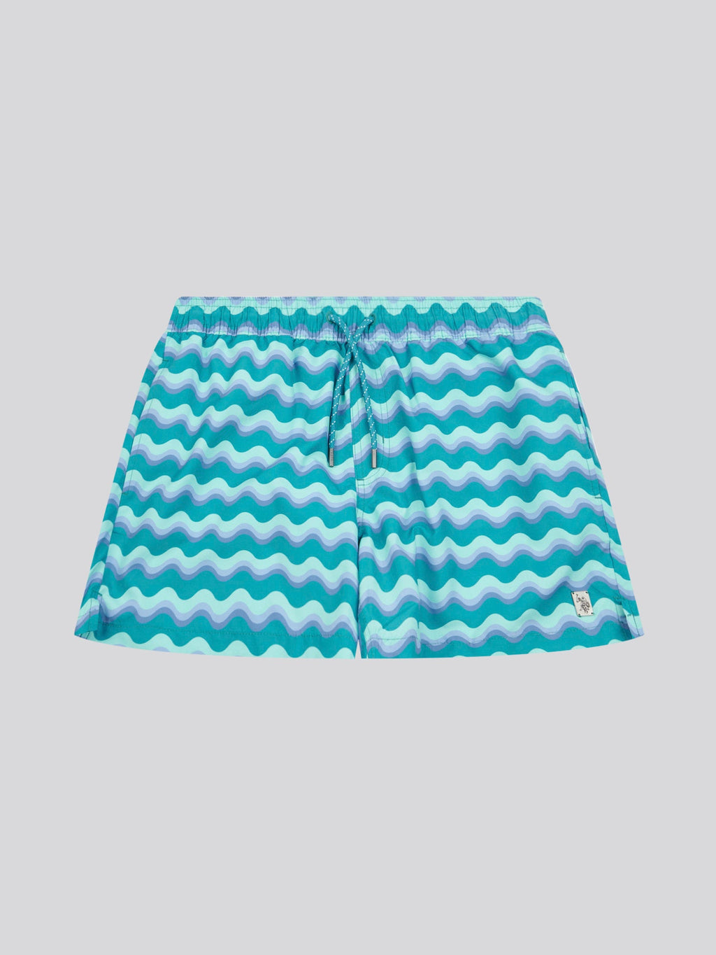 Mens Wave Swim Short in Alexandrite