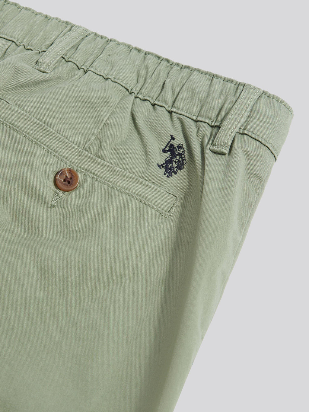 Mens Comfort Waist Classic Chino Sea Spray