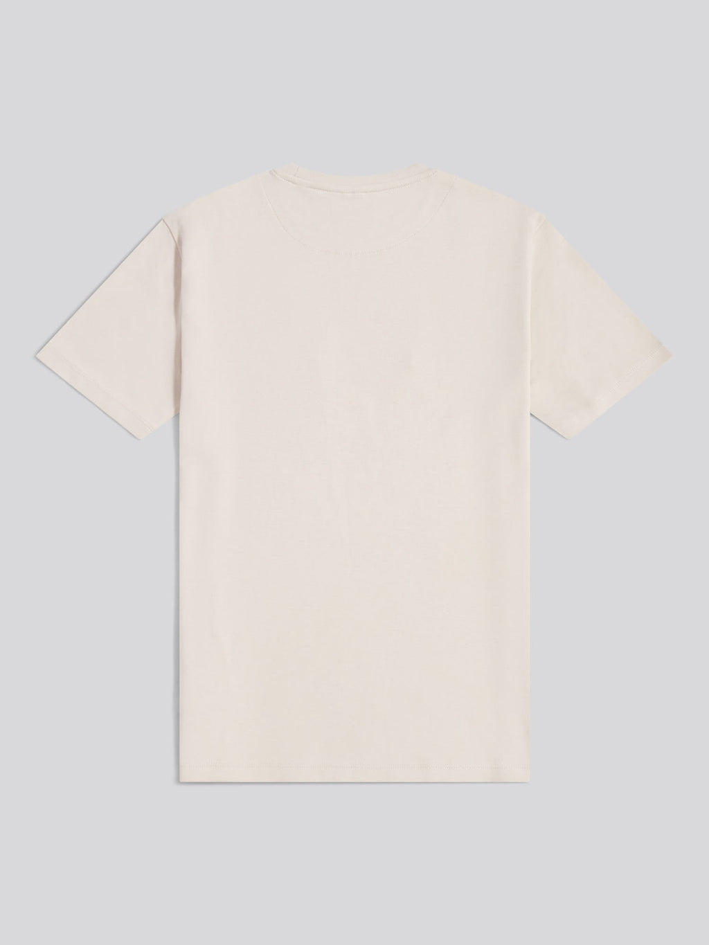 Mens Arch Script Graphic T-Shirt Beige