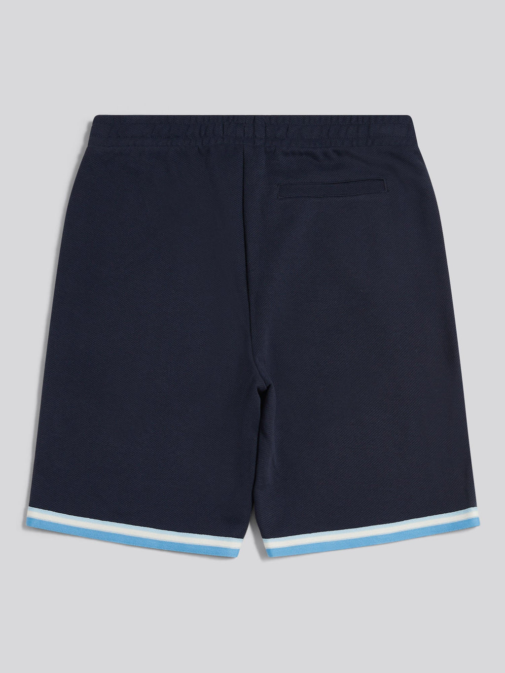 Mens Twill Taped Sweat Shorts Dark Sapphire Navy