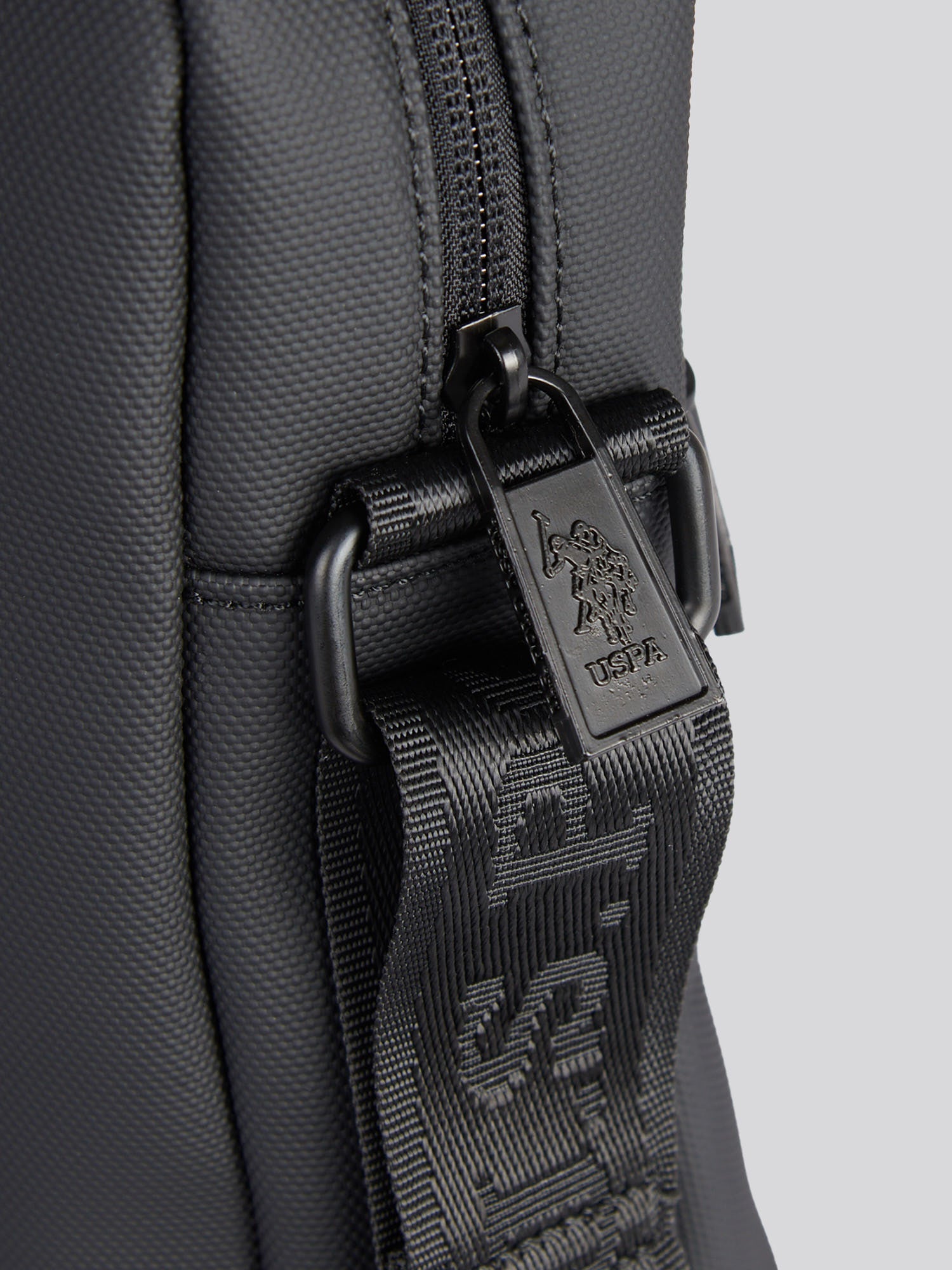 Mens Arrowhead Crossbody Bag in Black