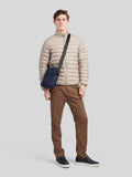 Mens Arrowhead Crossbody Bag in Navy