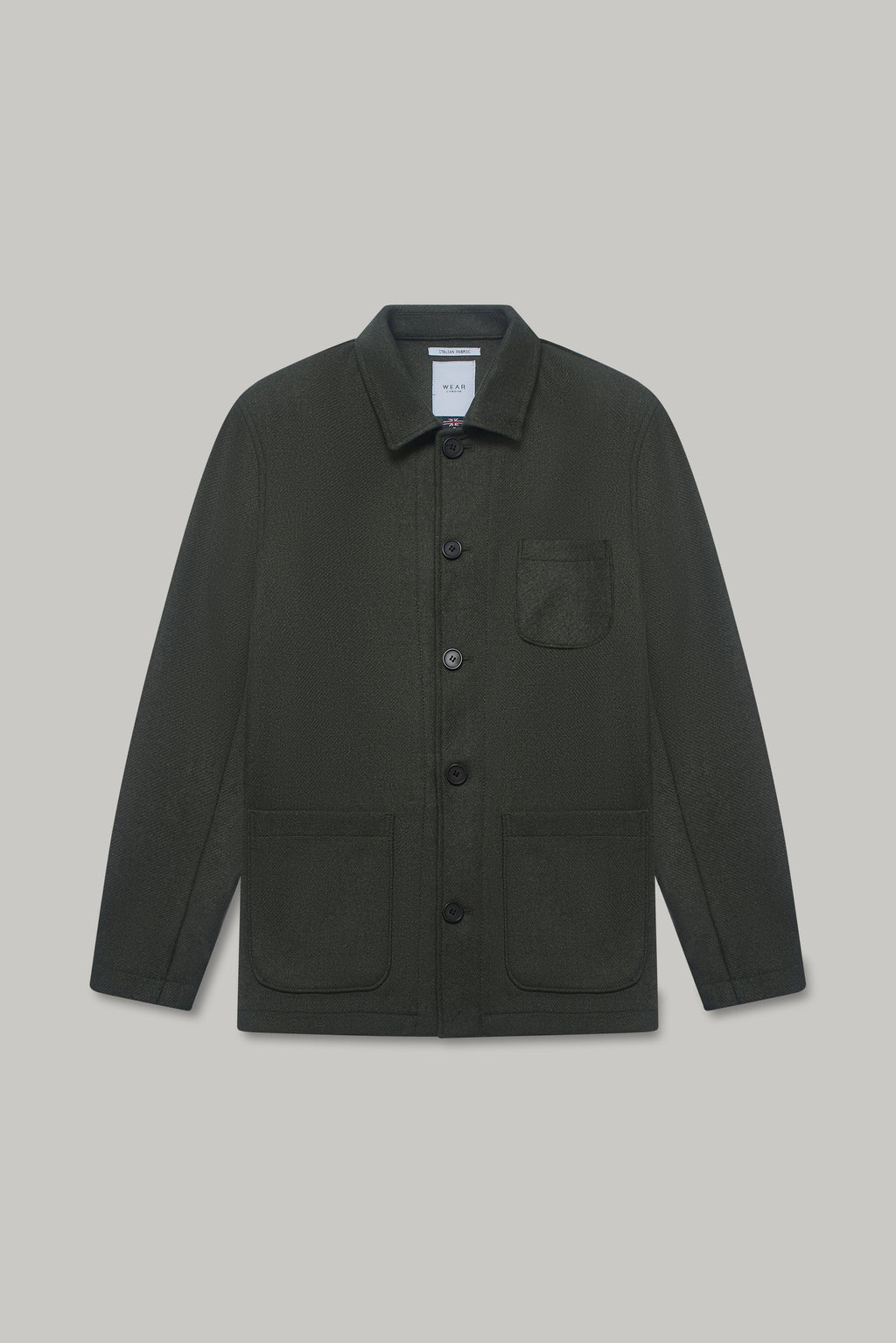 Chiltern Shacket Sleeve Lining - Birbo Twill Olive