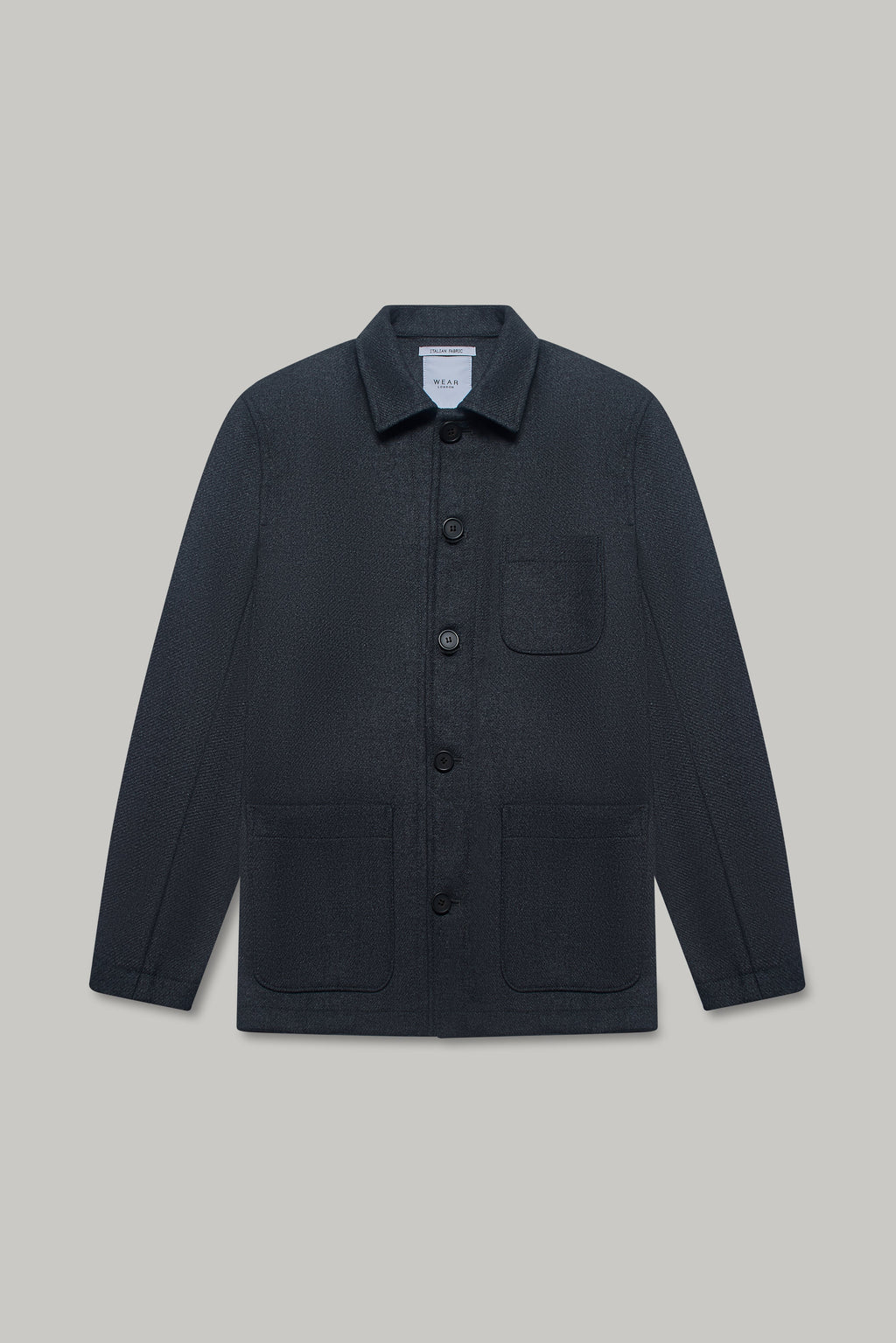 Chiltern Shacket Sleeve Lining - Birbo Twill Grey
