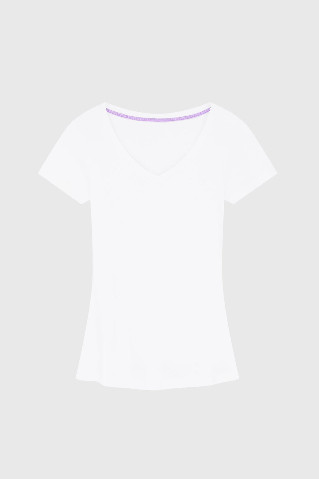 V Neck Cotton Modal Blend T-shirt
