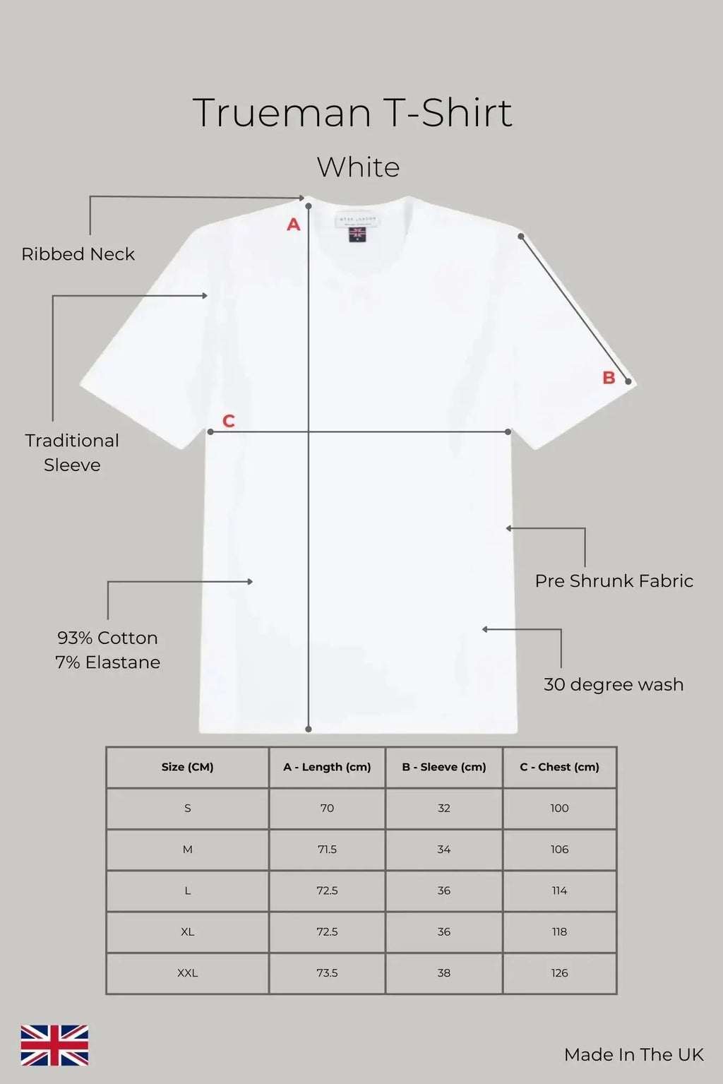 Trueman Regular Fit T-Shirt - White