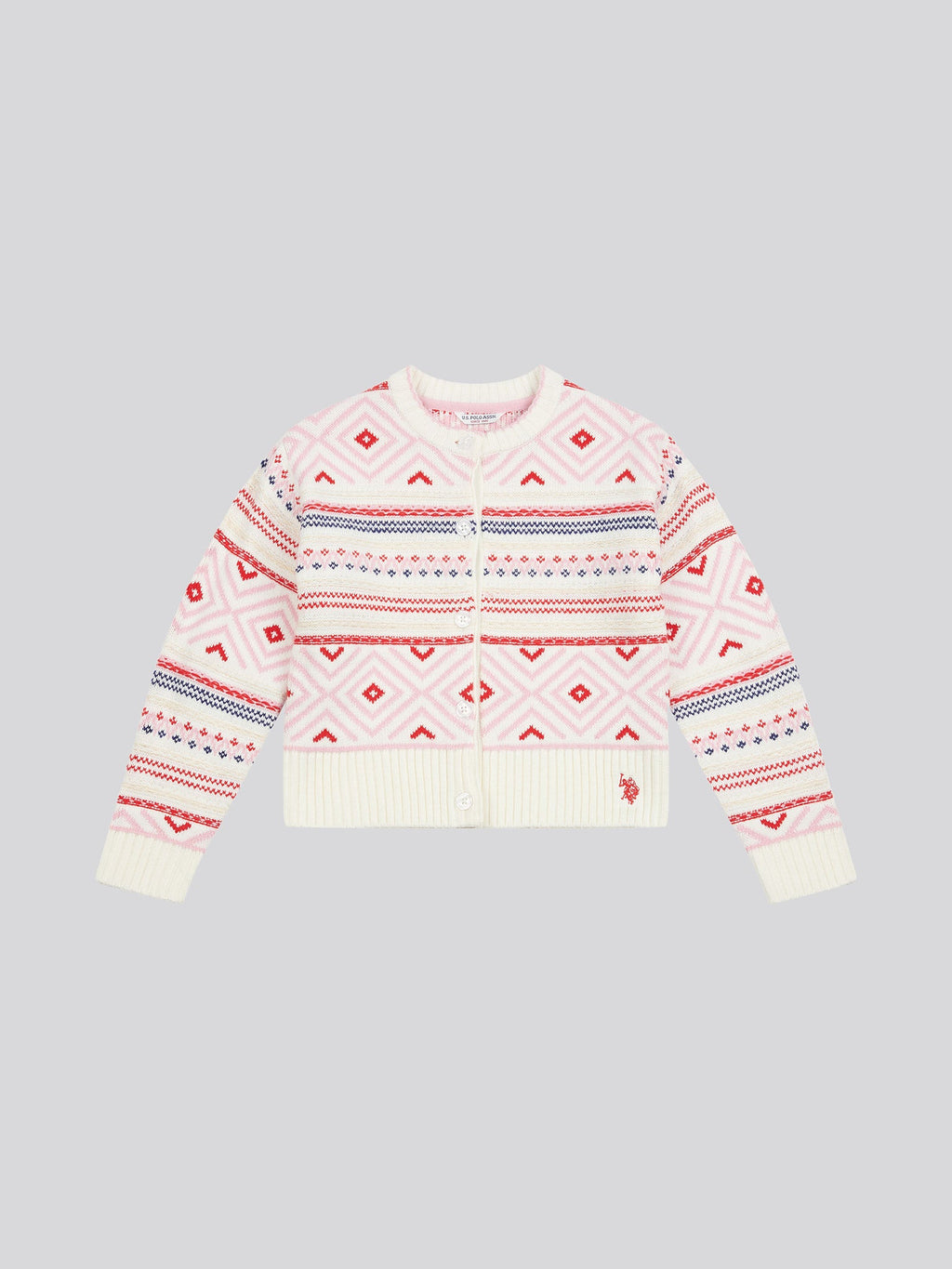 Fair ISLE Cardigan Marshmallow