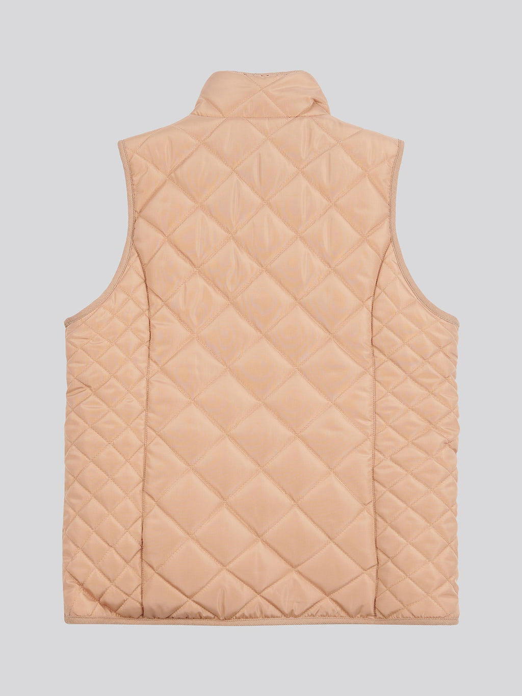 Girls Lightweight Quilted Gilet in Cuban Sand