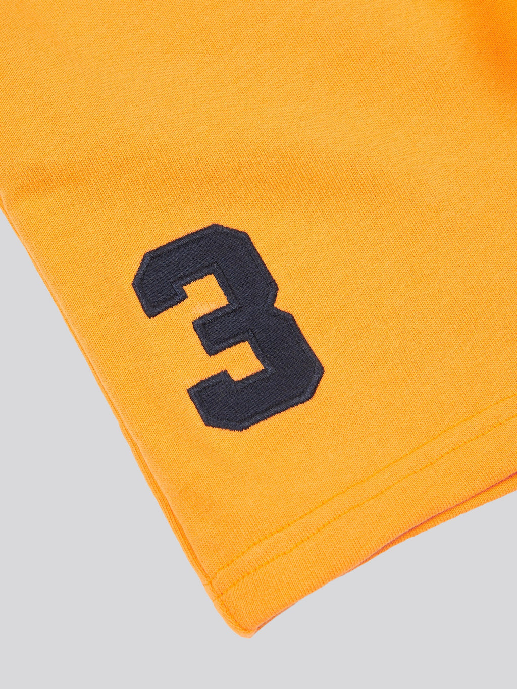 Boys Player 3 Marl Sweat Shorts in Apricot