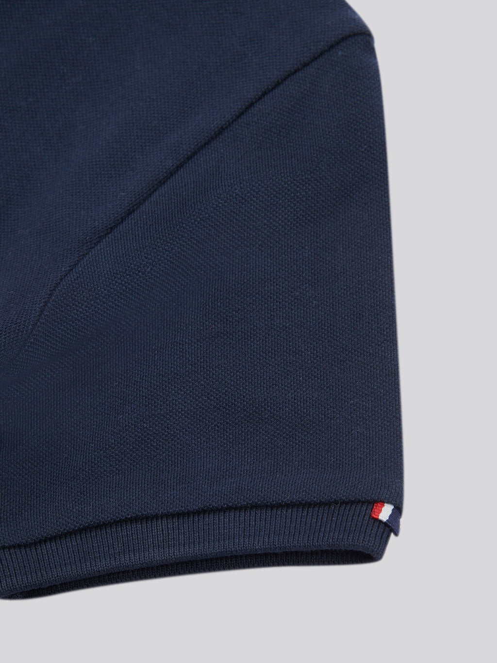 Boys Player 3 Polo Shirt in Dark Sapphire Navy / Haute Red DHM
