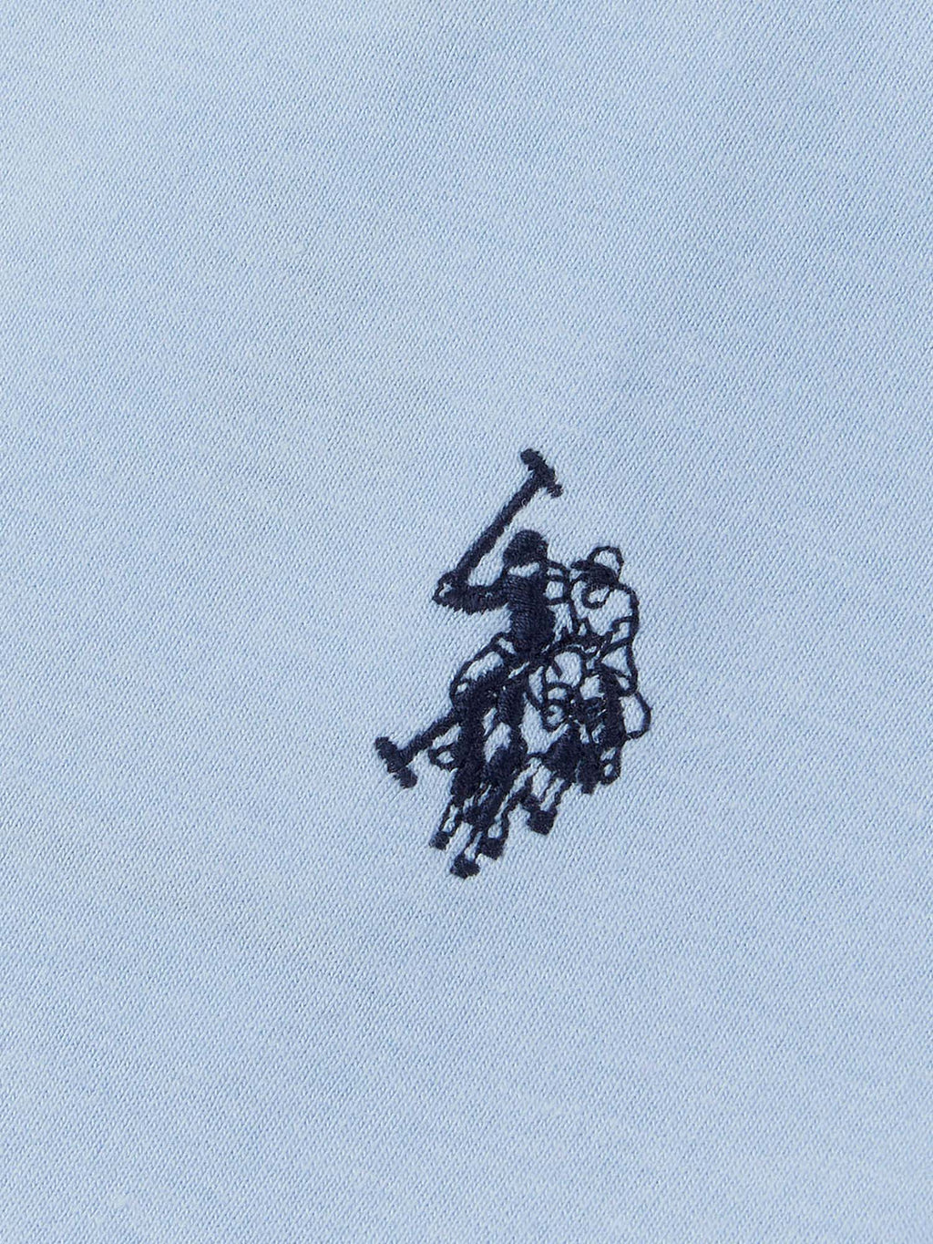 Boys Double Horsemen T- Shirt in Chambray Blue