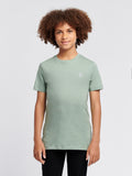 Boys Double Horsemen T- Shirt in Chinois Green